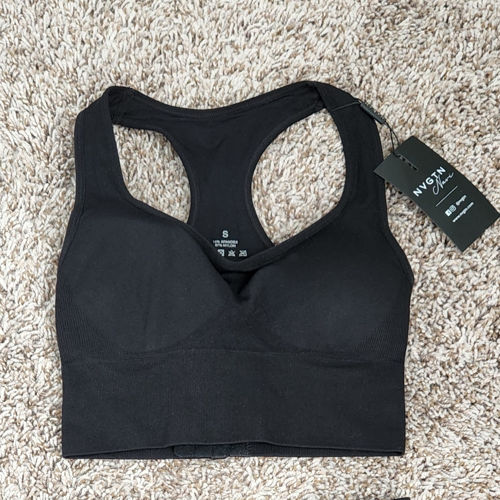 NVGTN Black Ignite Sports Bra Small